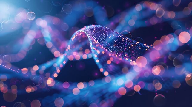 a blue and purple background - Powered by Adobe