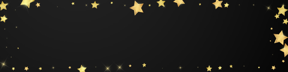 Magic stars vector overlay.  Gold stars scattered