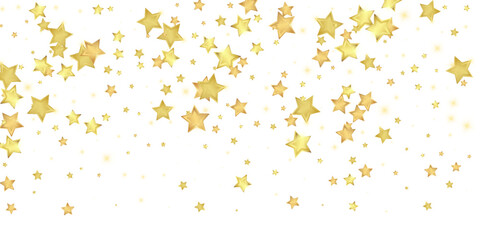 Magic stars vector overlay.  Gold stars scattered