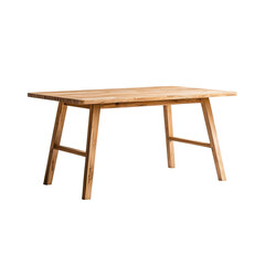 Wooden Table with Simple Design