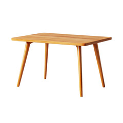 Fototapeta premium Wooden Table with Four Legs