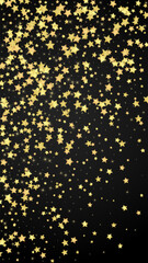 Magic stars vector overlay.  Gold stars scattered