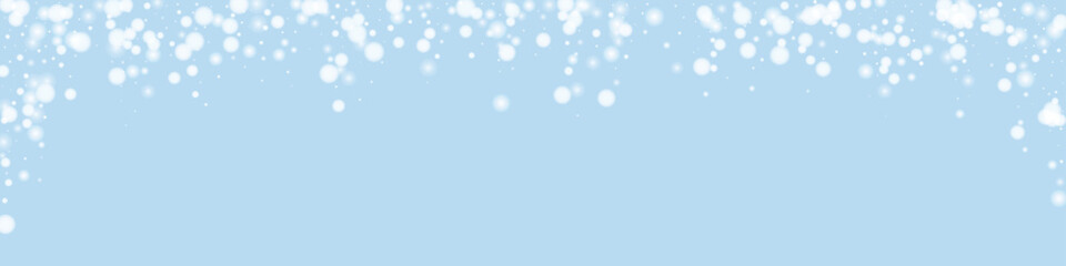 Magic falling snow christmas background. Subtle