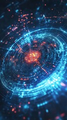Obraz premium AI space mission planning