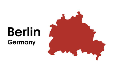 Obraz premium berlin germany map