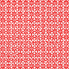 seamless pattern with red flowers