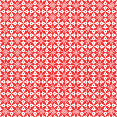 vector seamless pattern with flowers