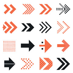 set of arrow icons