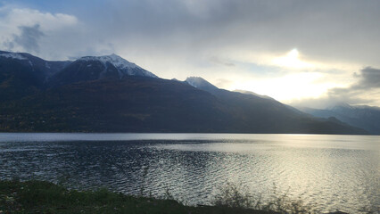 lake in the mountains