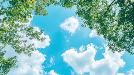 Fototapeta premium Sky Through the Trees
