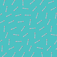 A Cartoon Vector Pattern Illustration of a D – Type Cartridge Fuse Signifying electronics components Object Icon Concept
