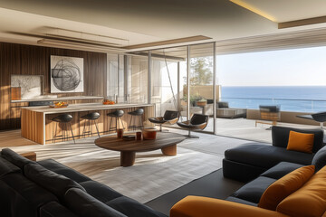 Fototapeta premium A living space where you can spend comfortable time with your family
