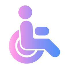 wheelchair Gradient icon