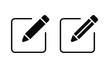 edit icon, pencil sign vector