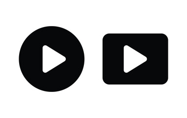 Play icon, play sign vector