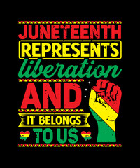 Juneteenth t-shirt design
