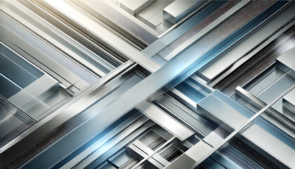 Obraz premium 未来的なメタリック抽象背景デザイン