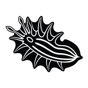 recommend clip art: nudibranch sea animal vector logo design