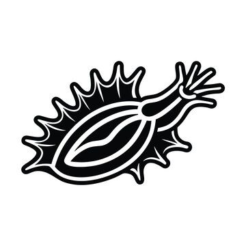 recommend clip art: nudibranch sea animal vector logo design