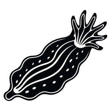 recommend clip art: nudibranch sea animal vector logo design