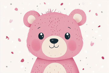 Fototapeta premium teddy bear with heart