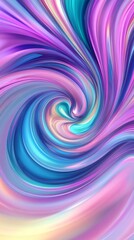 Obraz premium Colorful swirling abstract pattern with vibrant
