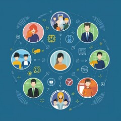 social network concept