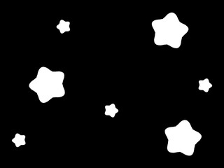 散りばめられた星の背景イラスト素材