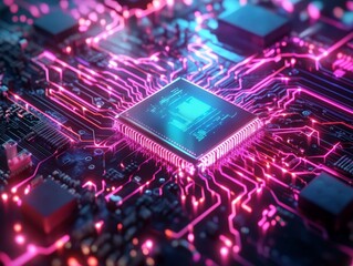 A quantum computer safeguarding sensitive data, with futuristic visuals of encrypted information being transferred securely.