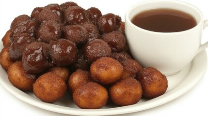 Delicious Takoyaki Served with Sweet Sauce