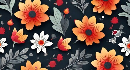 seamless floral background