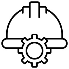 Safety Icon Outline Icon