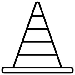 Cone Icon Outline Icon
