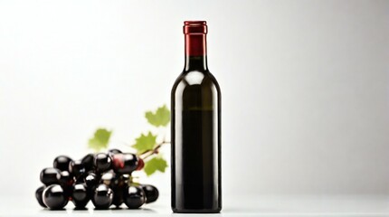 Obraz premium wine bottle and glass