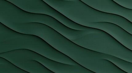 Fototapeta premium Abstract Green Wave Pattern Background for Presentation Design and Website