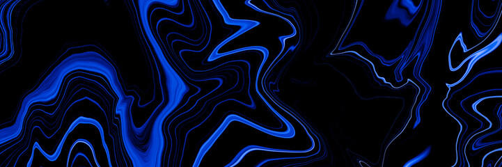 Marble rock texture blue ink pattern liquid swirl paint black dark that is Illustration background for do ceramic counter tile white that is abstract waves skin wall luxurious art ideas concept.