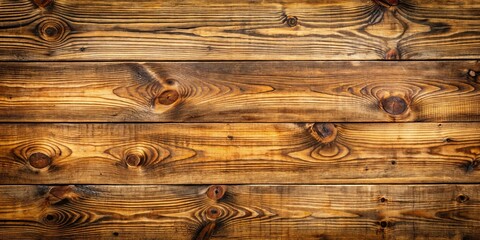 Naklejka premium Rustic Wooden Planks with Distinctive Knots and Grain Patterns, Exhibiting the Natural Beauty of Aged Wood