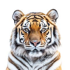 Fototapeta premium Majestic Close-Up of a Tiger in Profile