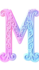 Ornate Letter M.