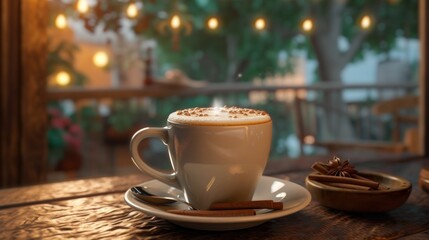 Obraz premium A Cup of Warmth and Spice