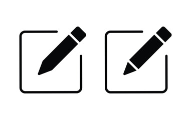 Edit icon, edit text sign vector