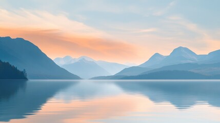 Mountain Lake Serenity