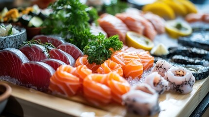 Show a restaurant serving sustainable seafood options, highlighting the importance of responsible fishing practices 