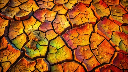 Experience a detailed seamless cracked soil texture, perfect for backgrounds and design projects, ideal for nature-themed creations and adding depth to your artistic works.