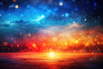 Experience a stunning abstract gradient background featuring red, orange, and blue hues, enhanced with a textured overlay, perfect for elevating your design projects.