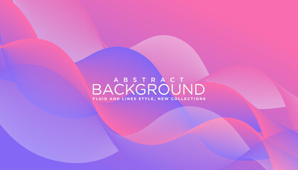 Modern abstract vector background. Fluid shapes and lines colorful badges graphic elements