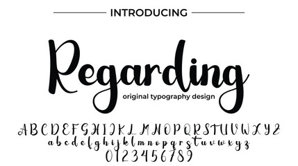 Regarding Font Stylish brush painted an uppercase vector letters, alphabet, typeface