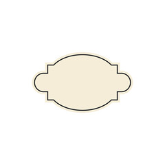 vintage frame for writing decoration