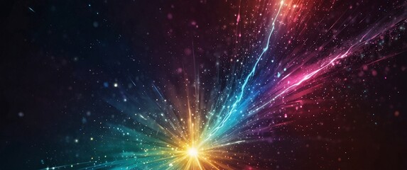 Galaxy nebula explosion light night dark space star cosmos universe astronomy design