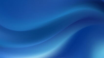 Deep Blue Wave Abstract Background